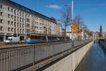 Am 16.04.2022 war NGTW6 1341 mit einem weiteren Leoliner auf der Leipziger Linie 7 unterwegs nach Böhlitz-Ehrenberg.