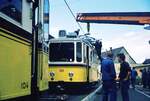 SSB Stuttgart__Zahnradbahn__Tw 101 bekommt seinen Stromabnahmer nachgereicht...__30-05-1975 