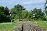 Während die Jeetzeltalbahn an einigen Stellen schon stark zugewachsen ist ist sie kurz hinter Dannenberg recht frei. Jedoch rollte hier zuletzt vor 20 Jahren ein Zug. Ursprünglich war geplant hier 2020 bzw 2021 wieder Züge bis Wustrow fahren zu lassen dies wurde jedoch durch zahlreiche sanierungsbedürftige Brücken verhindert. 

Dannenberg 31.07.2021