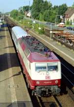 752 001 mit Messzug (InterRegio-Steuerwagen) am 02.08.1995 in Tostedt