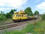 Dieses Oberleitungsmontagefahrzeug der Firma Balfour Beatty Rail habe ich am 06.06.08 bei Oberleitungsarbeiten in der Nhe von Reinfeld gesichtet.