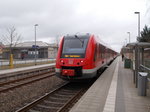 Die Neuen 623 haben die 628er Triebwagen,zwischen Lübeck und Bad Kleinen,abgelöst.Am 20.März 2016 fotografierte ich den 623 027 als Dieser in Herrnburg hielt.