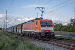 LOCON fuhr am 27.05.2022 mit dem Kreidevollzug Lancken - Bergen - Peitz Ost, hier zu sehen durch Samtens.