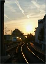 Abenstimmung auf der Stadtbahn.