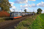 Hectorrail 162 001 ( 151 013 )  Mabuse  mit Kesselzug am 16.10.2022 in Engelswacht aufgenommen.