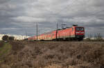 DB 112 111 mit RE3 am 29.12.2022 in Schmargendorf.