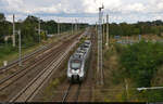 Nachschuss auf 1442 631 (Bombardier Talent 2), der den Hp Eilenburg Ost auf Gleis 5 erreicht.
Aufgenommen von der Brücke Wurzener Landstraße.

🧰 S-Bahn Mitteldeutschland (DB Regio Südost)
🚝 S 37444 (S4) Markkleeberg-Gaschwitz–Falkenberg(Elster)
🚩 Bahnstrecke Halle–Cottbus (KBS 219)
🕓 28.8.2021 | 16:33 Uhr