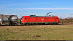 185 163-3 zieht einen Gemischtwarenladen Richtung Bitterfeld an Hohenthurm vorbei.

🧰 DB Cargo
🕓 1.3.2023 | 15:04 Uhr