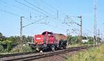 261 020 fährt mit der Übergabe von Magdeburg Rothensee nach Rodleben durch Güterglück.

Güterglück 22.07.2020