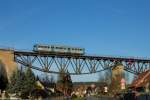 Wipperliese auf Viadukt in Mansfeld, 01.01.15