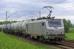 SNCF/AKIEM  BB 37016 (Alstom Prima EL3U/4) am 16.06.2015  15:47 mit Kesselwagen nördlich von Salzderhelden in Richtung Kreiensen  