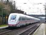 412 ... als ICE München - Kiel in Brock=Ostbevern, 04.01.2022