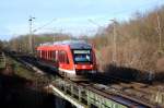 648 109 als RE 57 nach Winterberg am 09.01.2016 bei DO-Hörde.