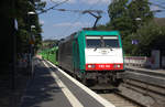 186 206 von Railtraxx kommt mit einem Jaguar-Autozug aus Graz-Vbf(A) nach Zeebrugge(B) und kommt aus