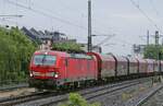 Am 07.06.2023 durchfährt 193 343 mit einem Güterzug Düsseldorf-Flingern, Güterzüge sind hier die Ausnahme