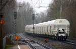 Ein Nachschuss von einem Kalkleerzug aus Millingen(D) nach Yves-Gomezee(B) Aufgenommen von Bahnsteig 1 in Kohlscheid.