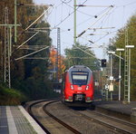 Ein Nachschuss von der 442 760 kommt als Werkstattfahrt aus Aachen-Hbf nach Düsseldorf-Hbf und kam aus Richtung