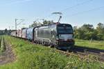 Am heutigen Abend kam die 193 623 mit einem Planwagenzug bei Kaarst Broicherseite gen Neuss Weißenberg gefahren. 13.5.2019