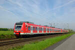 DB 423 262  Neuss, Elvekum  Linie S11, Bergisch Gladbach  11.05.2024