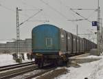 Das ist das Ende! Zugschlu des Northeimers bei der Durchfahrt vom Hp Allerheiligen in Richtung Neuss. 26.1.2013