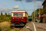 Wismarer Schienenbus T2 in Hattingen an der Ruhr, September 2024.