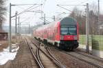 Nachschu von der RB26450 nach Neukieritzsch in Glauchau Schnbrnchen, die Zuglok ist 143 896-9. 02.04.2013