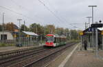 CB 434 (95 80 0690 434-5 D-CB) als CB 80098 von Chemnitz Hbf nach Hainichen, am 11.10.2024 in Niederwiesa.