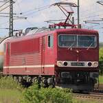 Budamar West 250 004 fuhr am 9.5.4 mit Kesselwagen durch (Saale).