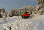 Am 29.01.23 wurde die Thüringer Bergbahn besucht.