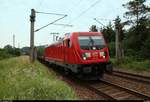 Gemischter Gz mit 187 124 DB durchfährt den Hp Leißling auf der Bahnstrecke Halle–Bebra (KBS 580) Richtung Naumburg (Saale).
[16.6.2018 | 9:44 Uhr]