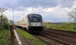 Ein besonderes Highlight: 101 012-3 mit Bimdzf an der Spitze des Zuges als IC 1969 von Düsseldorf Hbf nach Berlin Hbf (tief) durchfährt den Hp Teutschenthal Ost auf der Bahnstrecke