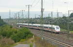 DB 0812 010 als ICE 694 von Stuttgart Hbf nach Berlin Gesundbrunnen, am 01.09.2021 in Erfurt-Linderbach.