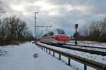 DB Fernverkehr ICE4 812 213-5 am 08.01.22 in Hanau