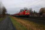 DB Regio 114 007 mit RE50 in Rodenbach (Main Kinzig Kreis) am 04.01.25