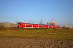 DB Regio Bayern Bombardier Twindexx 445 xxx am 18.01.25 in Frankfurt am Main Oberrad