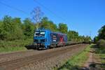 Spitzke Siemens Smartron 192 007-3 mit Schwellentransportwagen in Hanau West am 26.04.20