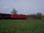 DB Schenker Rail 185 xxx-x am 28.03.14 bei Frankfurt Mainkur