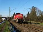 DB Schenker Rail 294 643-2 am 05.01.15 bei Hanau West auf der KBS 640