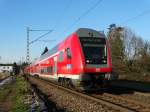 DB Regio Bayern Dosto Steuerwagen am 05.01.15 bei Hanau West auf der KBS 640