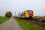 HLB Alstom Coradia Continental 1440 165 in Babenhausen am 02.11.24