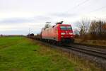 DB Cargo Siemens 152 044-4 mit Mischer bei Altheim (Hessen) am 23.11.24