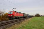 DB Cargo Siemens Vectron 193 308-4 mit KLV Zug bei Altheim (Hessen) am 23.11.24