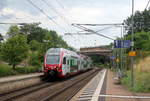 CFL Kiss 2303 von Düsseldorf-Hbf(D) nach Luxemburg-Hbf(L) und kommt aus Richtung Koblenz und fährt durch Salmtal in Richtung Trier.