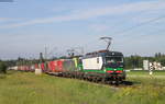 193 281-3 und 475 409-9 mit einem KV Zug bei Waghäusel 18.5.18
