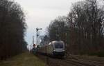 Am 16.3.13 verkehrte der Hupac Taurus, welcher auf den Namen ES64U2 - 102 hört, auf der Rheintalbahn.