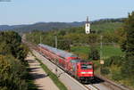 146 229-0  Europapark Rust  mit dem RE 5341 (Offenburg-Basel SBB) bei Denzlingen 19.9.19