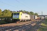 Am Abend des 23.05.2019 fuhr ITL/CCW 186 156-6 mit einem Containerzug nach Rotterdam, den sie seit Basel SBB RB bespannte, südlich vom Haltepunkt Buggingen über die KBS 703 durchs