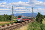 610 103-9 als ECE 52 (Milano Centrale - Frankfurt(Main)Hbf) bei Köndringen 10.6.22