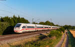 412 029 als  ICE 3 (Karlsruhe Hbf – Zürich HB) bei Köndringen 7.7.23