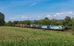 Re 475 412 und 193 494 mit dem DGS 40189 (Bierset Awanst - Milano Smistam) bei Ringsheim 18.7.24